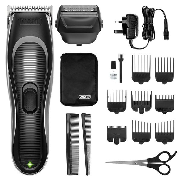 Wahl Bald and Buzz Cut Hair Clipper, Head Shavers for Bald Men, Bald Shaver, Short Haircuts, Cordless Hair Clippers, Rechargeable, 2 Attachement Heads, Home Haircutting, DIY Haircuts, Haircutting Kit