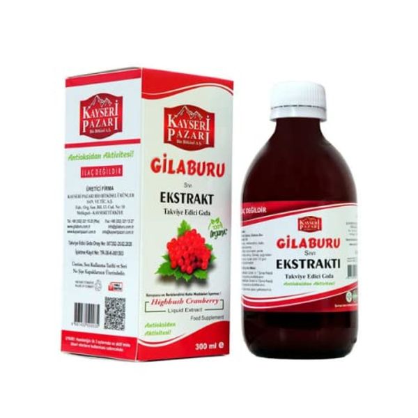 Kayseri Pazarı Gilaburu Sıvı Ekstraktı 300 ml