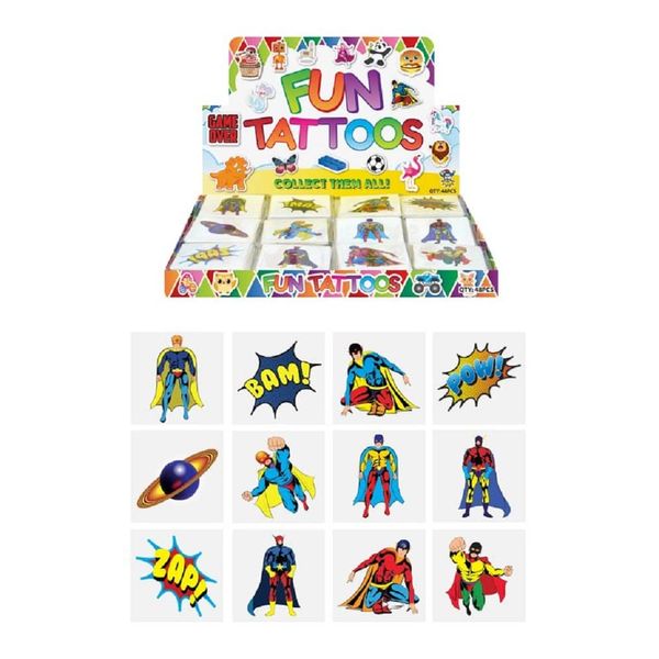 72 Kids Super Hero Tattoos
