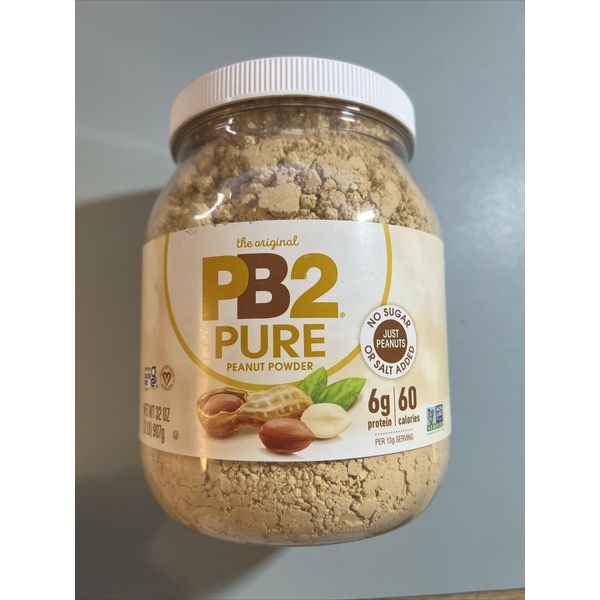 NEW PB2 Original Powdered Peanut Butter - 6g of Protein, 2 Pound (Pack 1)