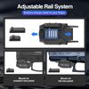 DARKFANG Low Profile Blue Laser Sight for Picatinny Rail Mount with Momentary/Strobe Functions
