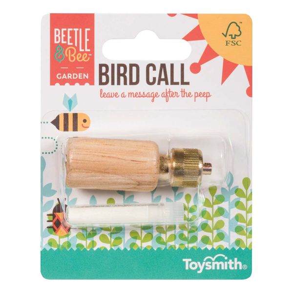 Toysmith Beetle & Bee Bird Call - FSC Certified, Outdoor Play