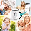 SpecialMe® Personalised Name Mug Monogram Initial Personalised Gifts L Inner Black Ceramic Mug