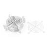 sourcing map 15 PCS Computer Fan Guard Metal Wire 80mm Fan Grill Protector (Silver)