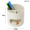 PLUS(プラス) ペン立て ウィッティ・パーティ ホワイト WP-110N 30-754