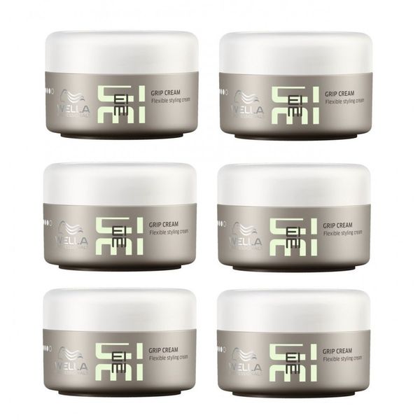 Wella EIMI Grip Cream 6 x 75 ml Styling Texture Molding Paste Professionals