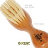 Kent Cherrywood White Bristle Baby Brush
