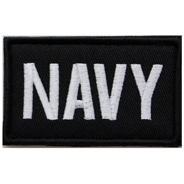 Navy Navy Patch Velcro Removable Military Airsoft Embroidery Patch