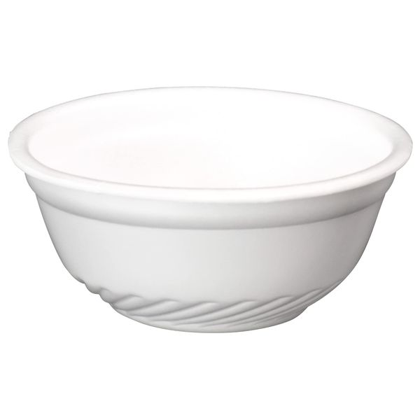 RLBF910 RLBF910 Disposable Containers, RP Bowl, Small, Main Unit, 25 Pieces, Round, White, Rice Capacity 5.6 oz (160 g)