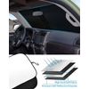 For Toyota 4Runner 2010-2024 Foldable Windshield Sun Shade Cover UV Block Shield