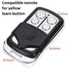 Craftsman Garage Door Opener Key Chain Remote Transmitter Yellow Learn Button