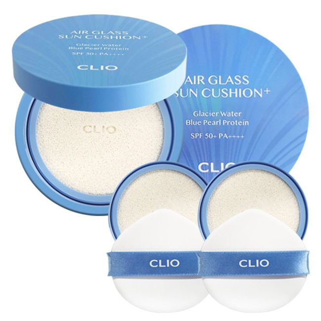 Clio Airglass Sun Cushion Plus original product + 2 refills