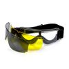 Elemart Tactical Airsoft Goggles - Safety Goggles Army Goggles Military Eye Protection Hunting Glasses for Shooting - 3 Interchangeable Multi Lens & Carrying Case