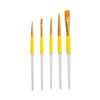 PME CB1007 Craft Brushes, Nylon, Yellow, Standard
