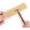 1Pc Brown Creative Tools Sandpaper Pencil Pointer Sharpener DIY Drawing Sketch, Gradient Tools, Drawing