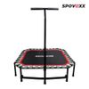 Spobix BOOST Square Trampoline (Handle/Red), Red