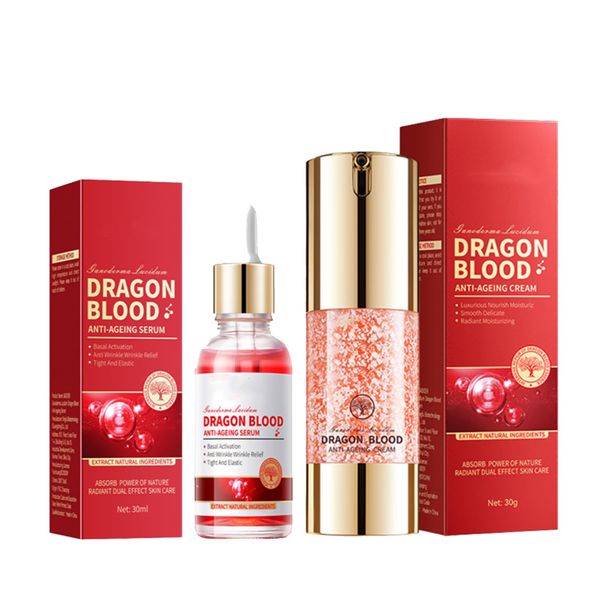 Skincare Set - Dragon Blood Presents for Women - Gifts for Teenage Girls - Moisturizing Skin Care Sets & Kits - Serum - Cream- Anti Aging and Anti Wrinkle Skin Care Gift Sets (2PCS)