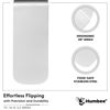Humbee 9" x 3" Solid Beveled Edge Turner, Dishwasher Safe NSF, Shovel Brown