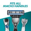 Gillette Mach3 Razor for Men, 3-Bladed Razor, 1 Gillette Razor,