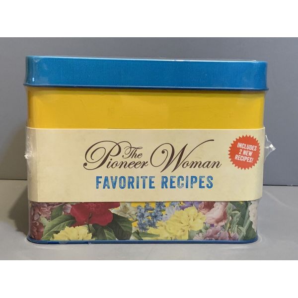 The Pioneer Woman 100 of Ree’s Favorite Recipes With Recipe Box Tin Sealed New