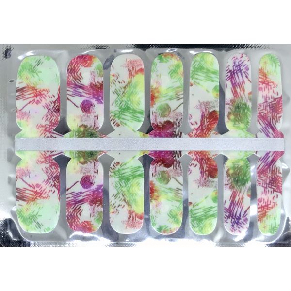 Color Nail Polish Strips 14ct. NL221  READ DESCRIPTION BELOW