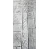 SBC CONCRETE TEXTURE ROLLER STAMP - THE "ORIGINAL" MEDIUM ITALIAN SLATE CONCRETE TEXTURE ROLLER
