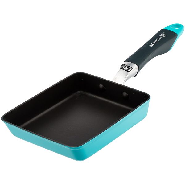 Pearl Metal HB-6093 Tamagoyaki 5.1 x 7.1 inches (13 x 18 cm), Antibacterial W, Diamond Coat, Inside Frying Pan & Handle, W Antibacterial Treatment, Induction Compatible