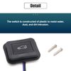 uxcell Trunk Release Switch Plastic 3 Terminal Car Rear Trunk Lid Release Opener Button Assembly