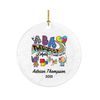 Applied Behavior Analysis ABA Therapist Christmas Ornament Personalized - Behavior Develops Treatment Planner - Autism Therapist Gift