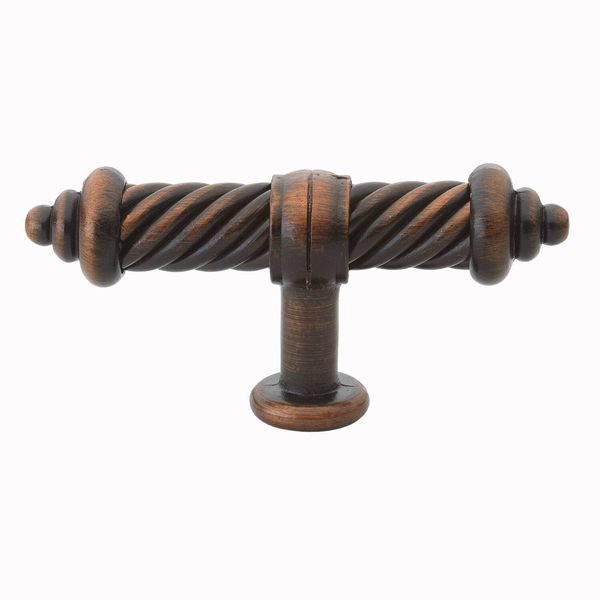 GlideRite Bronze Twisted 3.5-inch Cabinet Drawer Pulls (Set Oil Rubbed Bronze