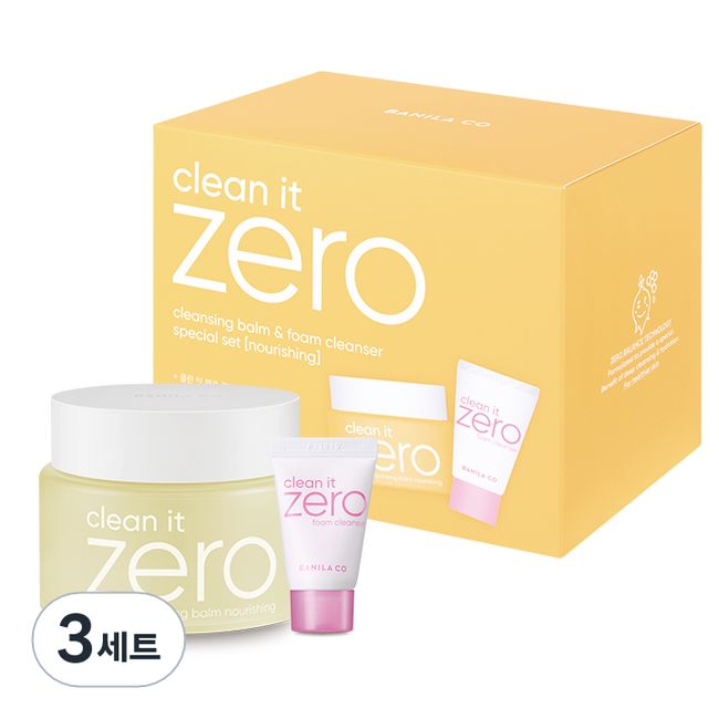 Banila co Clean It Zero Cleansing Balm Nourishing 100ml + Cleansing Foam 30ml Set 2 types, 1 set