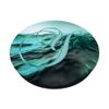 Y Teal Beach Ocean Waves Sunset Lake Monogram Initial Letter PopSockets Swappable PopGrip