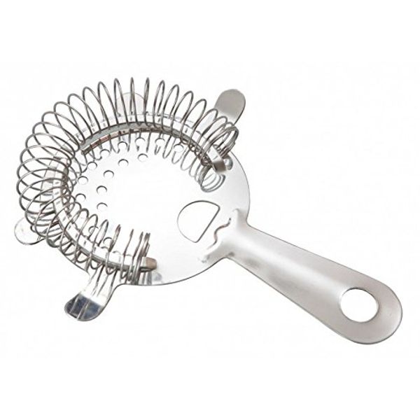 Kabalo Stainless Steel 4 Prong Hawthorne Cocktail Strainer For Bars & Flair Mixology