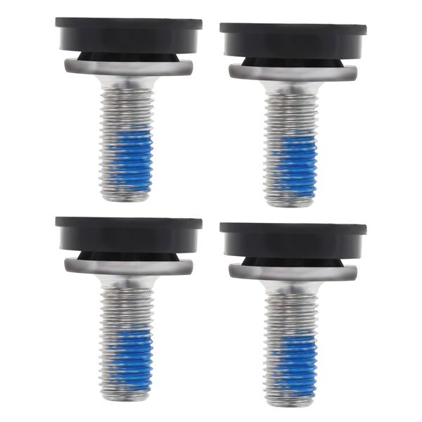 SG Store 4Pcs Bicycle M8 Crank Screw 8mm Hex Fixing Screws Bicycle Bottom Bracket Axle Bolts Compatible with ISIS Inner Bearing Crank Systems Steel