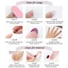 French False Nails, Press on Nails Medium Length, Acrylic White Pearl Stick on Nails, 24pcs Almond False Nails with Glue Elegant Ballerina Fake Nails for Women Girls (White Pearl)