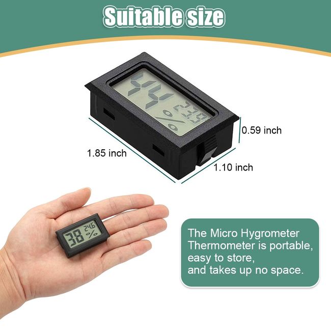 Mini Digital LCD Thermometer Hygrometer Temperature Humidity Meter Probe  Sensor