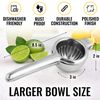 Zulay Kitchen Lemon Squeezer Hand Juicer Stainless Steel
