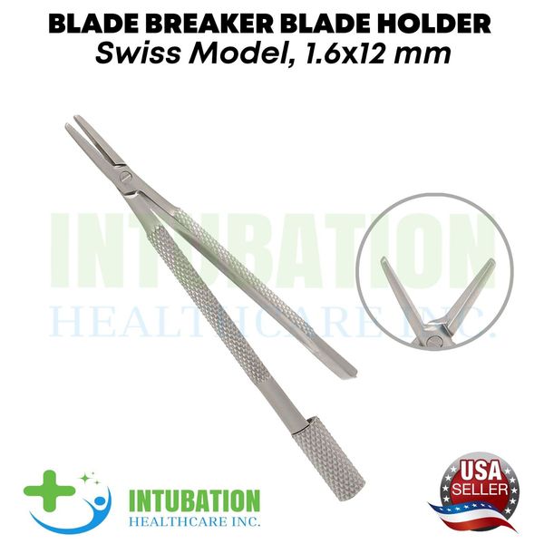 Blade Breaker and Holder Ophthalmic Surgical Instruments Premium Stainless Steel