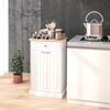 Hidden Container Waste Bin Hands Free Kitchen Cabinet Tipping Opening