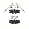 New Tailgate Tail Gate Repair Kit w/ Latch Cable Hinge Striker Bolt For 07-17 GM