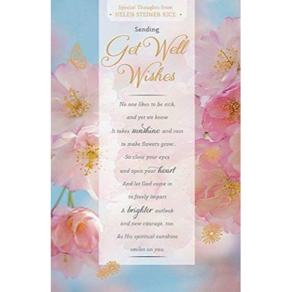 Helen Steiner Rice Get Well Wishes Card