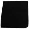 Mechaly Solid Colors 100% Cotton Bandana - 3 Pack (Black)