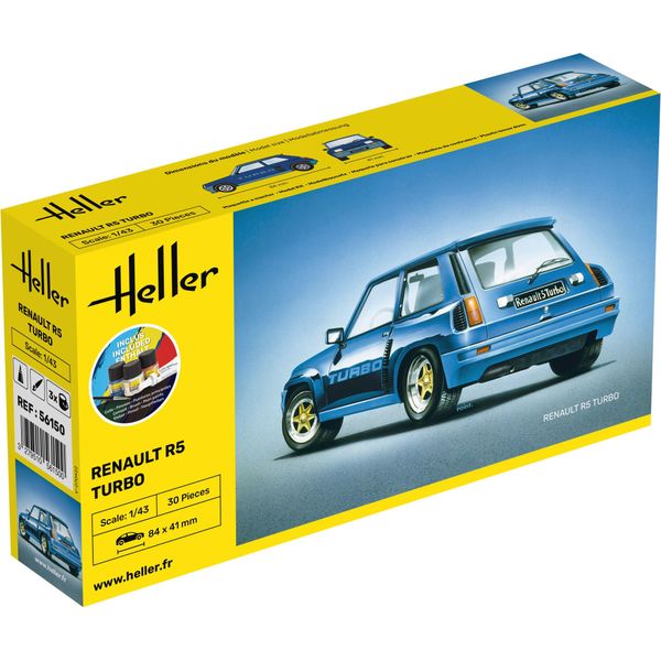 Heller Renault R5 Turbo Model Kit - 1/43 56150
