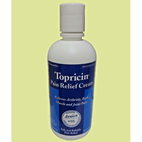 8 oz  TOPRICIN  Pain Relief  Cream