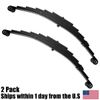 2PK Trailer Leaf Spring 6 Leaf Double Eye 3500lbs for 7000 lbs Axle - 20029