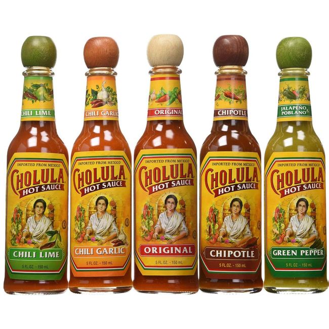 Cholula Hot Sauce Variety Pack - 5 Different Flavors