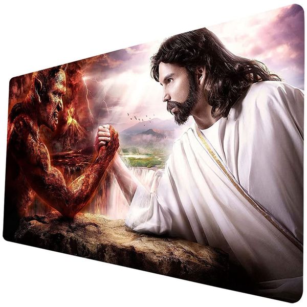 MTG Playmat, Game Mat 24 x 14 inches for MTG DTCG CCG RPG Trading Card Inked Game Playmats Smooth Rubber Surface Battle Game