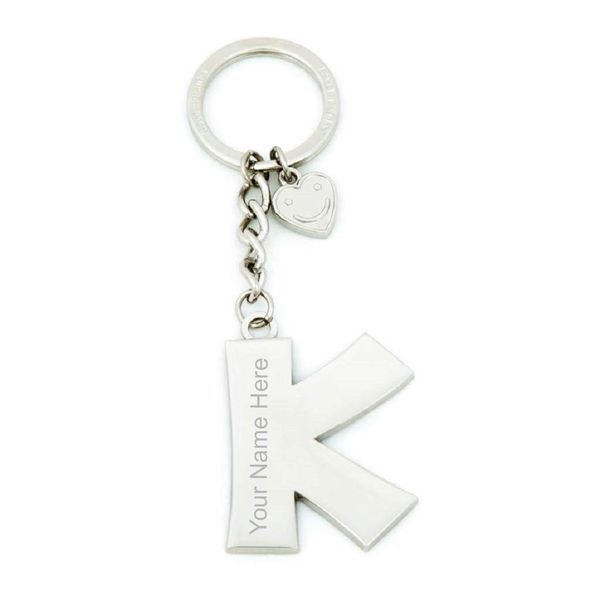 Personalised Alphabet Keyring Letter K