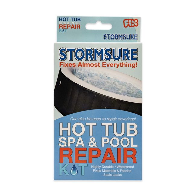 Stormsure Ultimate PVC & Vinyl Repair Kit: Comprehensive Solution for Inflatable Hot Tubs, Spas & Pools – Quick, Waterproof Fixes for All PVC Materials