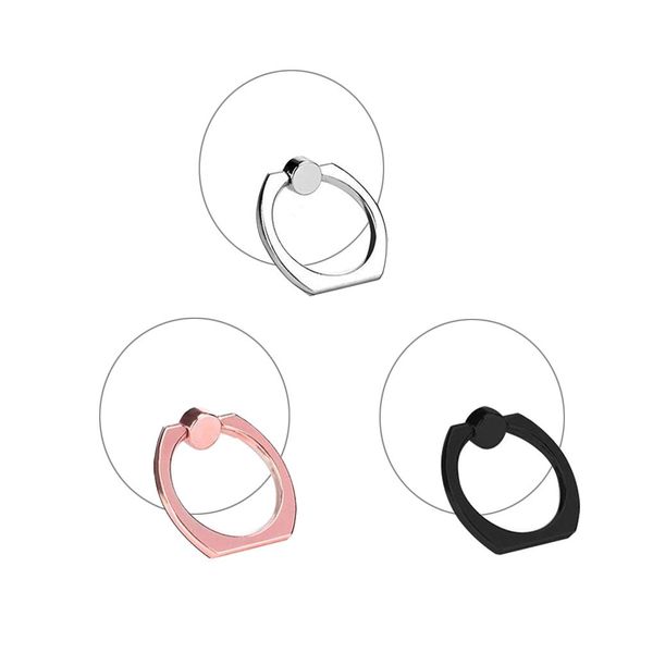 Transparent Circular Cell Phone Ring Holder Kickstand,Clear Phone Finger Ring Grip Stand for Phones,Pad